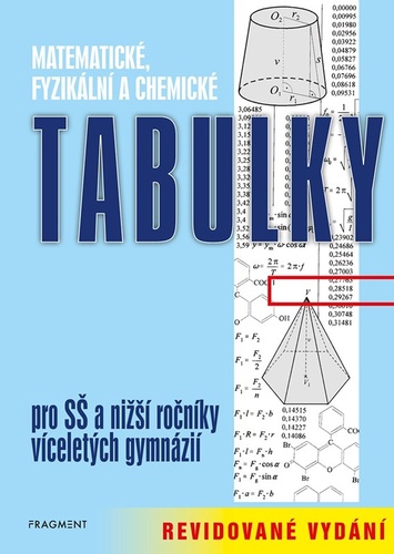 Matematické, fyzikální a chemické tabulky – Miroslav Vondra, Zdeněk Vošický, Bohumír Kotlík, Vladimír Lank, Květoslava Rů...