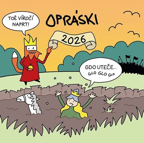 Opráski - Kalendář 2026 nástěnný – jaz