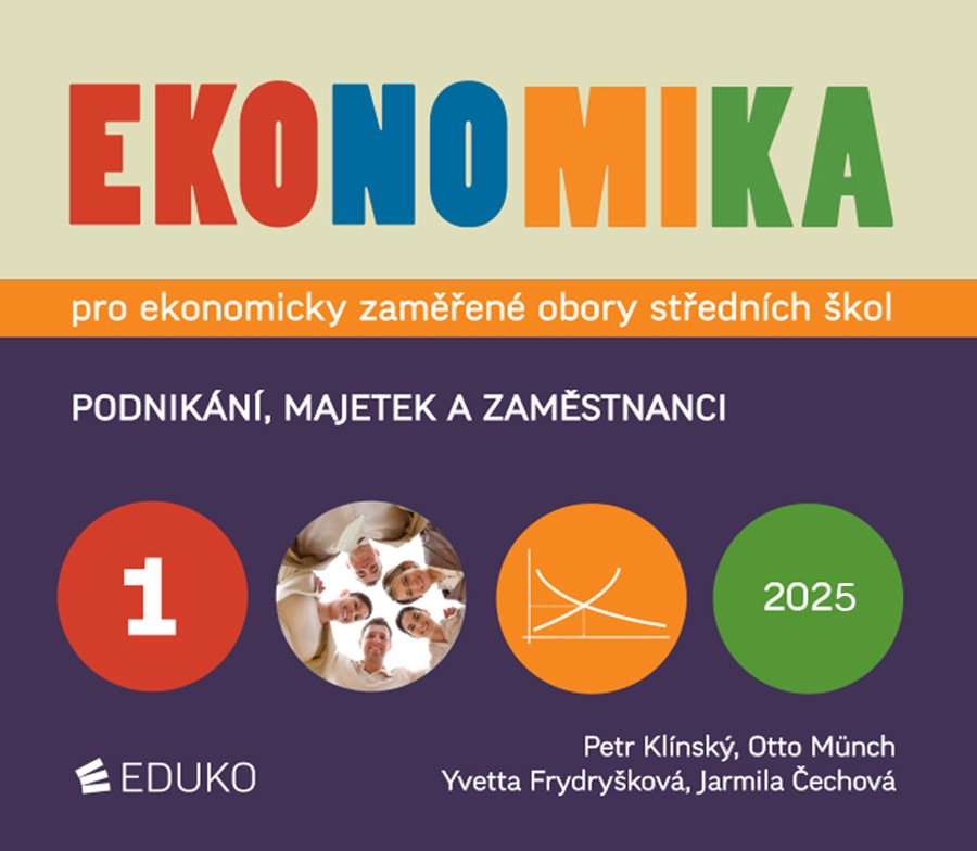 Ekonomika 1 pro ekonomicky zaměření obory SŠ – Petr Klínský, Otto Münch, Jarmila Čechová, Yvetta Frydryšková