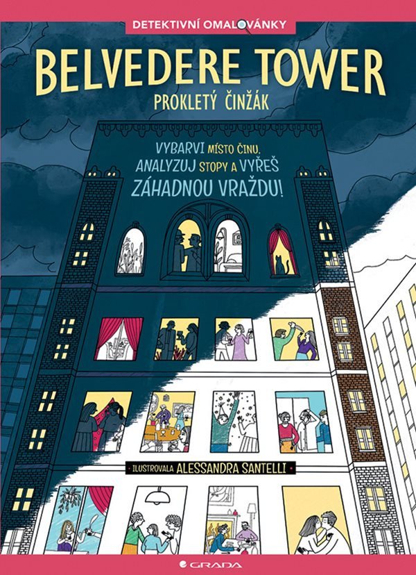 Detektivní omalovánky - Prokletý věžák Belvedere Tower – Amiee Chase, Alessandra Santelli