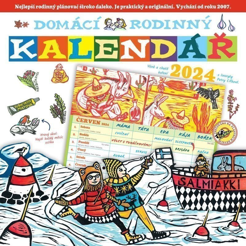 Domácí rodinný kalendář 2024 – Pavla Köpplová