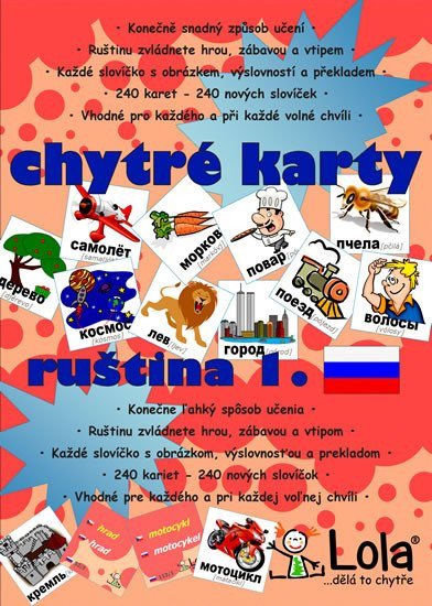 Chytré karty - Ruština slovíčka 1 – Alexandra Pomazalová