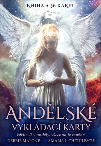 Andělské vykládací karty - Kniha a 36 karet – Debbie Malone