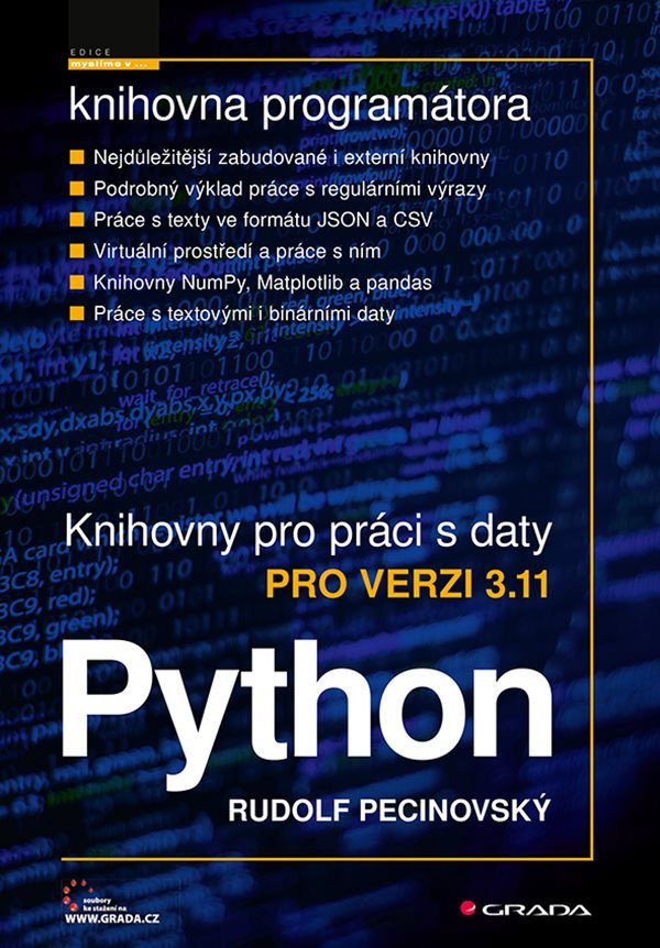 Python - knihovny pro práci s daty pro verzi 3.11 – Rudolf Pecinovský