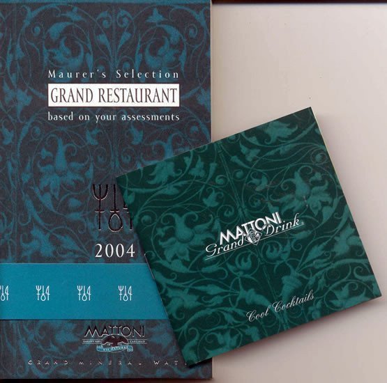 Maurer´s Selection - Grand Restaurant 2004 - based on your assessments – Pavel Maurer