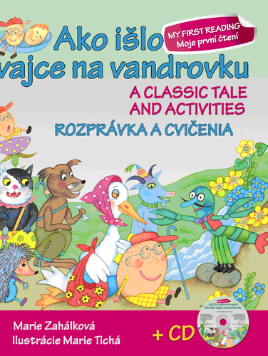 Ako išlo vajce na vandrovku Rozprávka a cvičenia + CD – Marie Zahálková