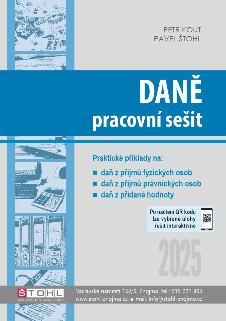Daně - pracovní sešit 2025 – Pavel Štohl, Petr Kout