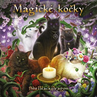 Kalendář 2025 Magické kočky - nástěnný – SheBlackDragon