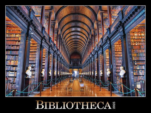 Kalendář 2025 Bibliotheca, nástěnný, 56 x 42 cm
