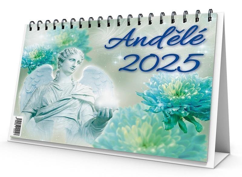 Kalendář 2025 Andělé - stolní – Jitka Saniová