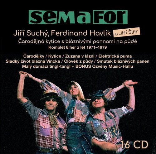 Komplet her z let 1971-1979 - 16 CD – Jiří Šlitr, Ferdinand Havlík, Jiří Suchý