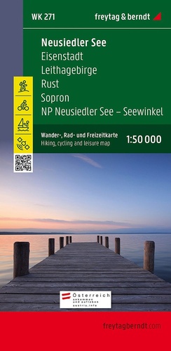 271 Neusiedler See, Eisenstadt, Leithagebirge, Rust 1:50 000