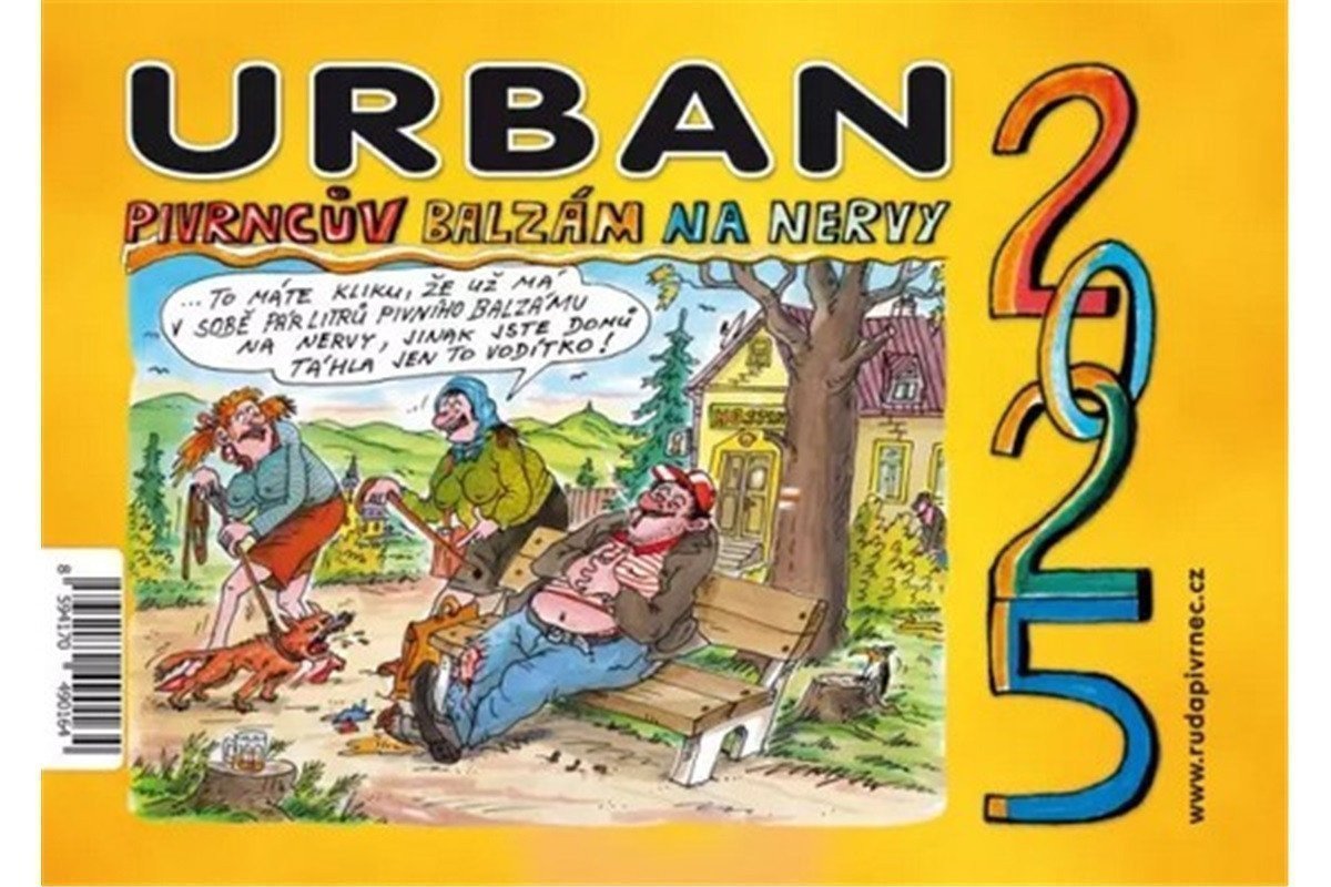 Kalendář Urban 2025 - Pivrncův balzám na nervy – Petr Urban
