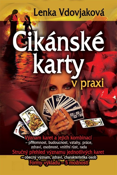 Cikánské karty v praxi (kniha + karty) – Lenka Vdovjaková