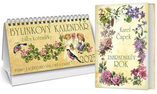 Kalendář 2025 Bylinkový + Zahradníkův rok – Klára Trnková