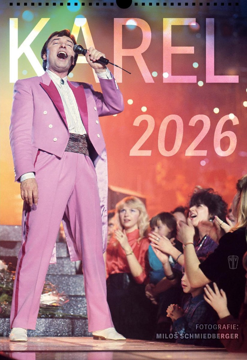 Kalendář 2026 Karel Gott, nástěnný – Václav Šedivý