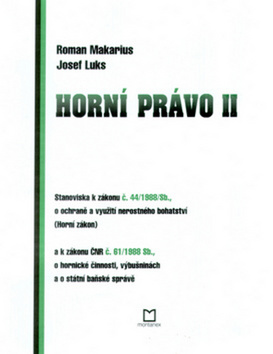 Horní právo II – Roman Makarius