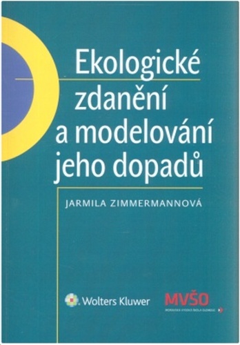 Ekologické zdanění a modelování jeho dopadů – Jarmila Zimmermannová