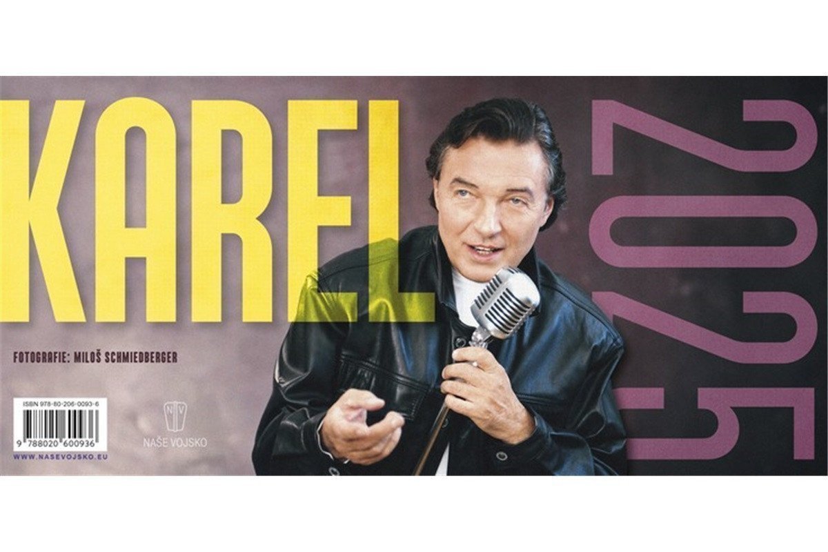 Kalendář 2025 Karel, stolní – Miloš Schmiedberger