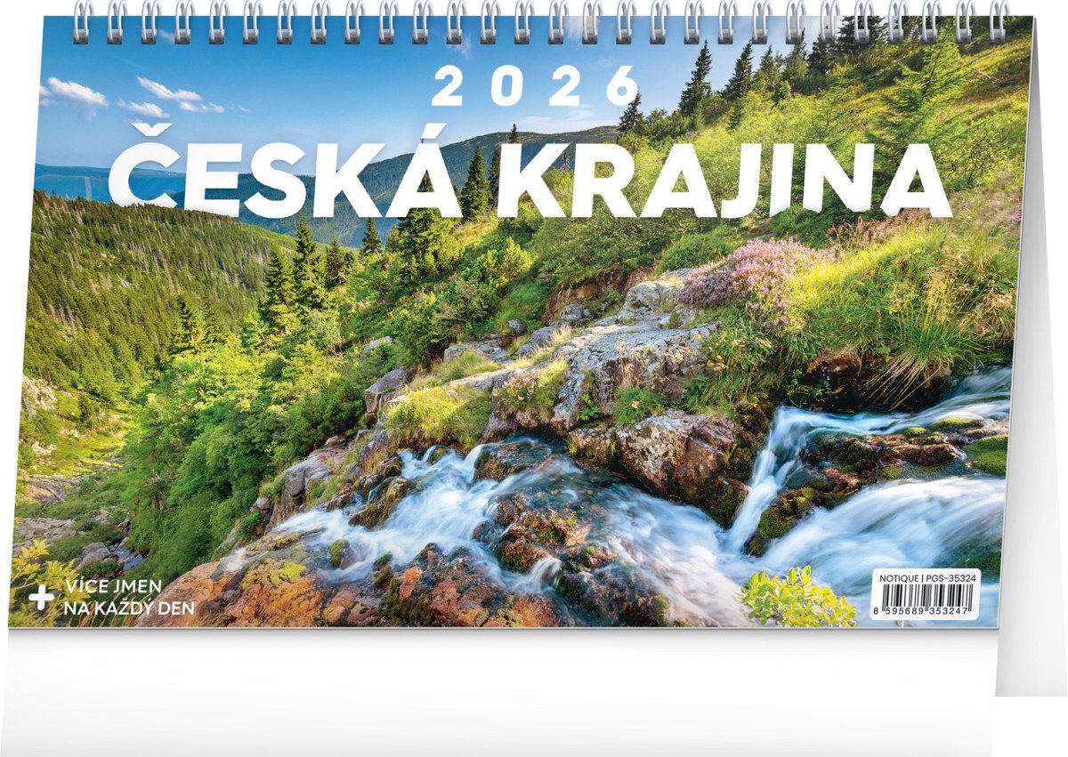 Česká krajina 2026 - stolní kalendář