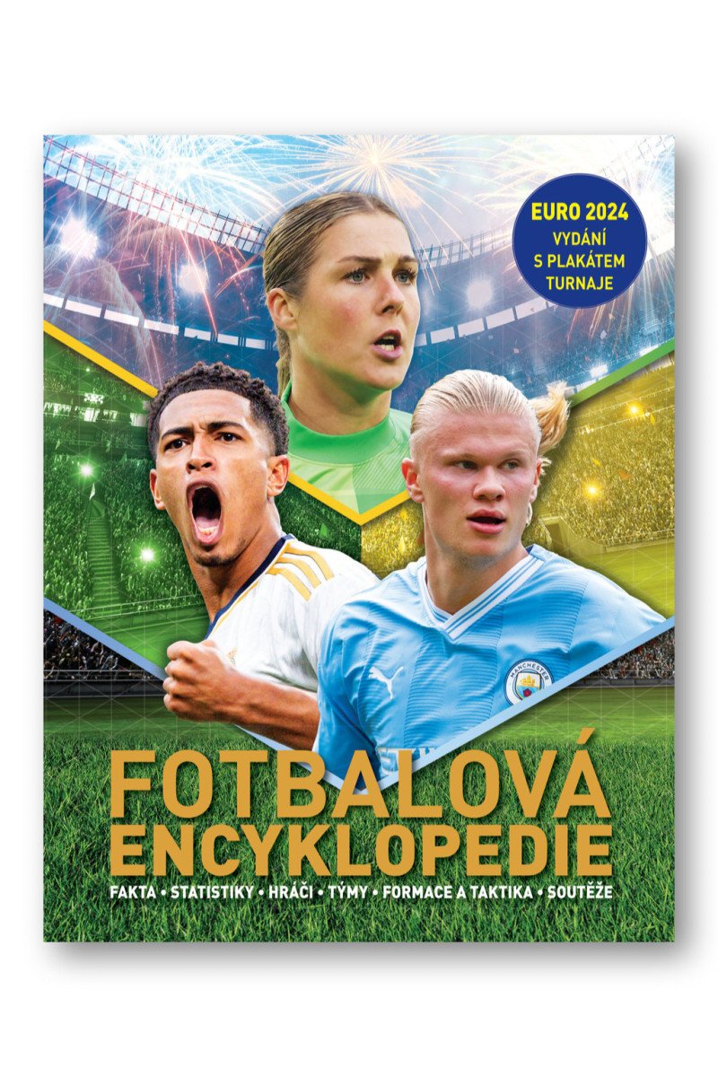 Fotbalová encyklopedie EURO 2024 + plakát z turnaje – Clive Gifford