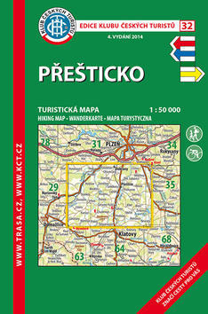 KČT 32 Přešticko 1:50 000