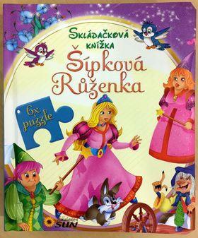 Skládačková knížka Šípková Růženka - 6x puzzle