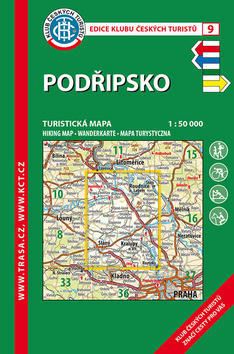 KČT 9 Podřipsko - 1:50 000