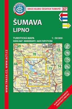 KČT 67 Šumava Lipno - 1:50 000