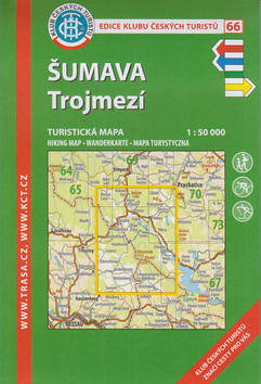 KČT 66 Šumava Trojmezí - 1:50 000