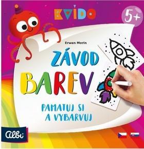 Kvído Závod barev - Pamatuj si a vybarvuj