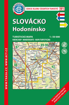 KČT 91 Slovácko, Hodonínsko - 1:50 000