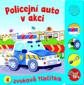 Policejní auto v akci - 4 zvuková tlačítka