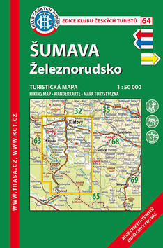 KČT 64 Šumava, Železnorudsko - 1:50 000