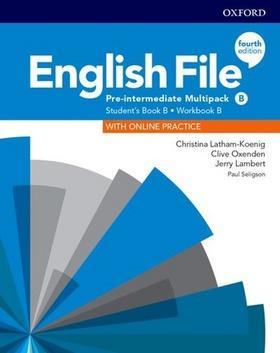 English File Fourth Edition Pre-Intermediate Multipack B - with Student Resource Centre Pack - Christina Latham-Koenig; Clive Oxenden; Jeremy Lambert