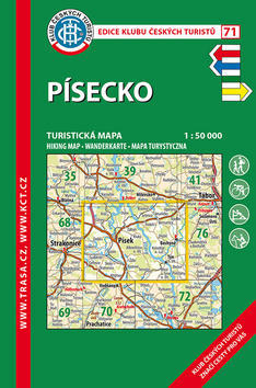 KČT 71 Písecko - 1:50 000