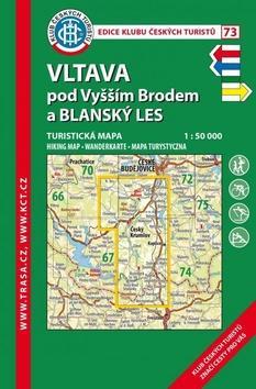 KČT 73 Vltava pod Vyšším Brodem a Blanský les - 1:50 000