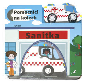 Sanitka Pomocníci na kolech - + dřevěné, ekologicky nezávadné autíčko