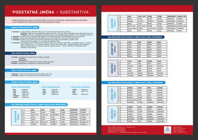 Přehledová tabulka učiva – podstatná jména - Martin Staněk