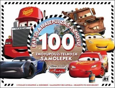 Auta Bav se a nalepuj zas a znovu! - 100 znovupoužitelných samolepek