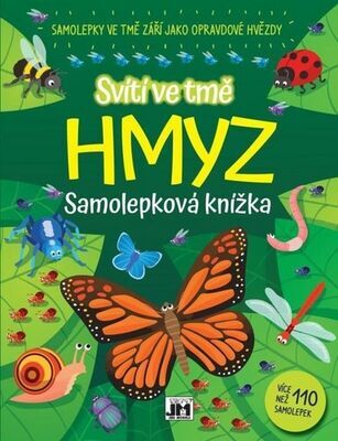 Samolepková knížka Hmyz - Svítí ve tmě