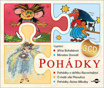 Pohádky - obsahuje 3 CD - Jiřina Bohdalová; Miroslav Donutil; Emil Šaloun; Alois Mikulka