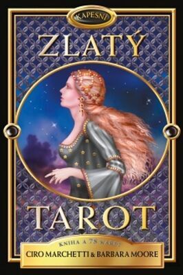 Kapesní Zlatý tarot - Kniha a 78 karet - Barbara Moore; Ciro Marchetti