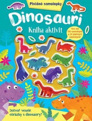 Dinosauři Kniha aktivit - Dotvoř veselé obrázky s dinosaury!