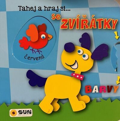 Tahej a Hraj si se ZVÍŘATKY BARVY - Leporelo s posuvnými prvky