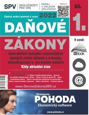 Daňové zákony 2022 - Úplná znění platná v roce 2022