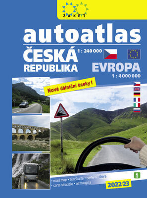 Autoatlas Česká republika + Evropa - 1:240 000 / 1:4 000 000