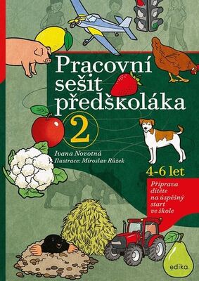 Pracovní sešit předškoláka 2 - Příprava dítěte na úspěšný strt ve škole, 4-6 let - Ivana Novotná