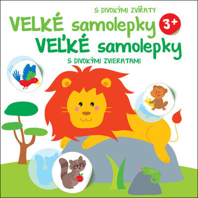 Velké samolepky s divokými zvířaty - Veľké samolepky s divokými zvieratami