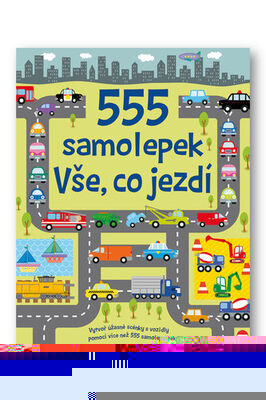 555 samolepek Vše, co jezdí